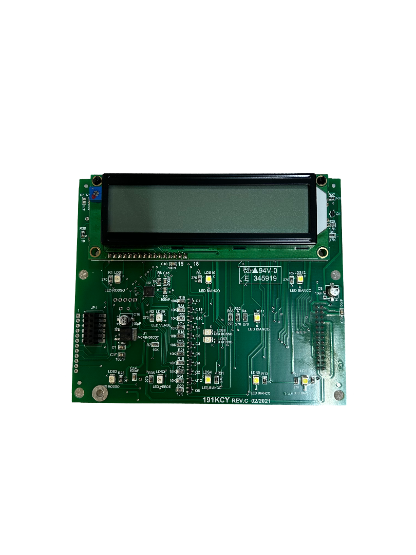 Produktbild Platine Elektronische MIT 6W4R2G 160x32 WH, blau alt