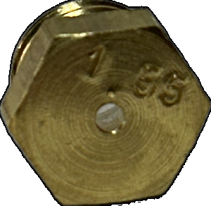 Produktbild Orifice, 1,55mm IR-FrontDüse, 1,55mm vorderer Brenner Propangas